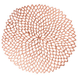 Chilewich Dahlia Placemat Rose Gold